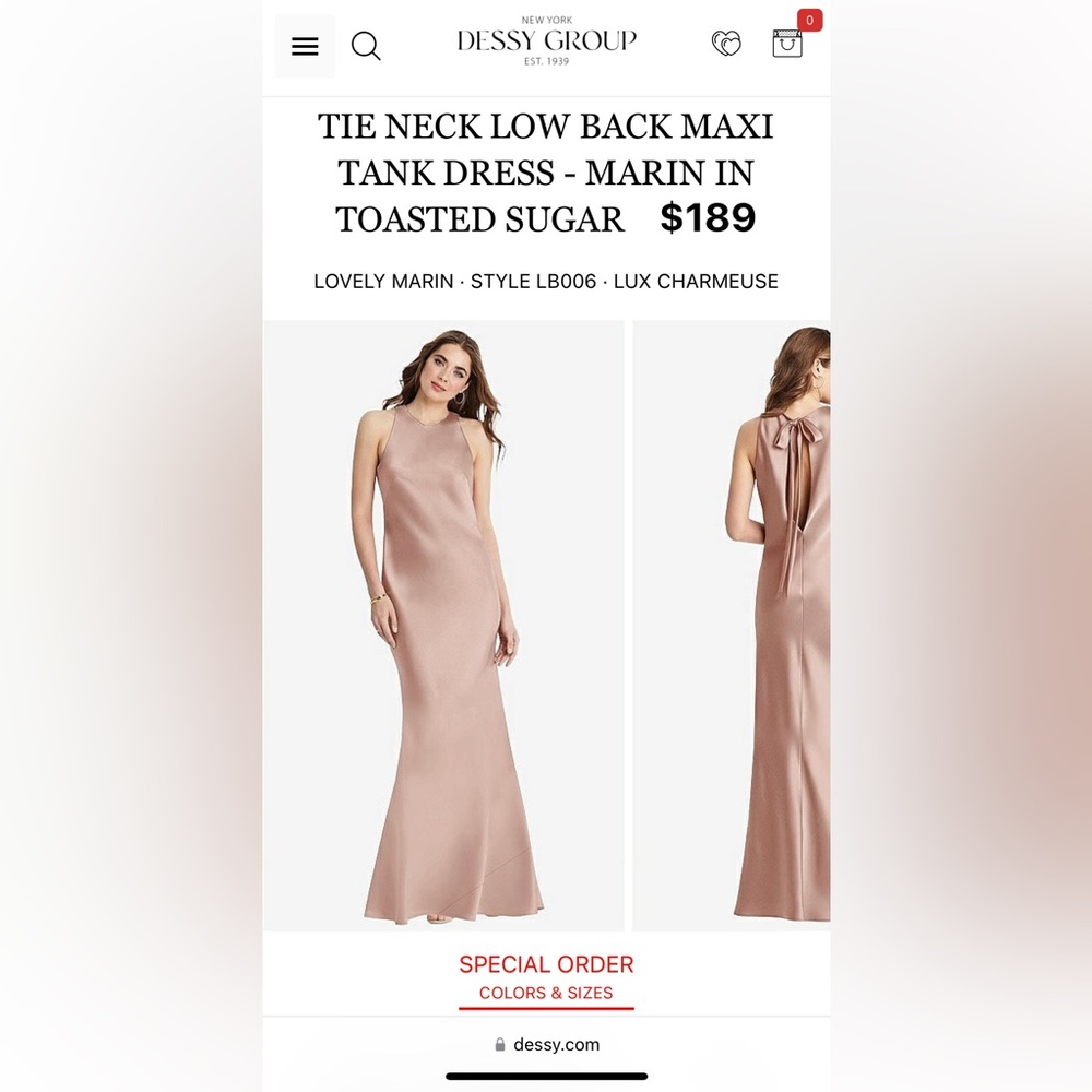 Lovely Martin Maxi Dress in Toasted Sugar